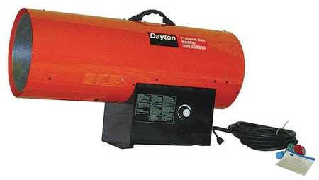 DAYTON 3VE59 PORTABLE GAS HEATER LP 300000 BTUH