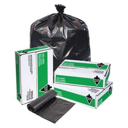 TOUGH 31DK62 TRASH BAG BLACK 38INWX58INL PK50