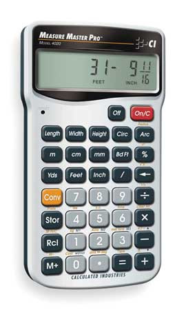 CALCULATED INDUSTRIES 4020 CALCULATED INDUSTRIES MEASURE MASTER PRO