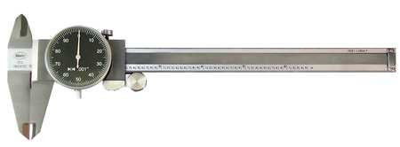MAHR-FEDERAL INC. 4107900 DIAL CALIPER 0-6 IN 0.001 IN GRAD BLACK