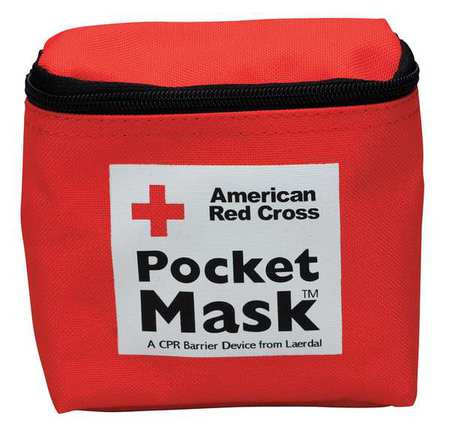 AMERICAN RED CROSS 363015-GR POCKET CPR MASK UNIVERSAL POUCH