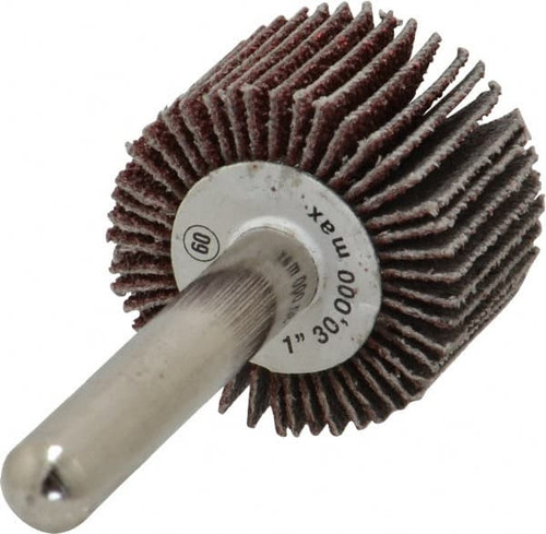 CGW ABRASIVES 39903 FLAP WHL,1X5/8X1/4,A/O,60G