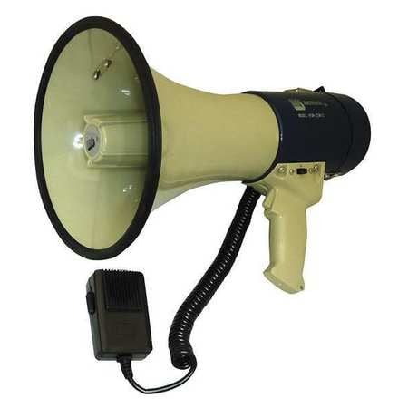 GRAINGER GLOBAL SOURCING 3YMN1 MEGAPHONE DIA 9 IN RANGE 1 MILE