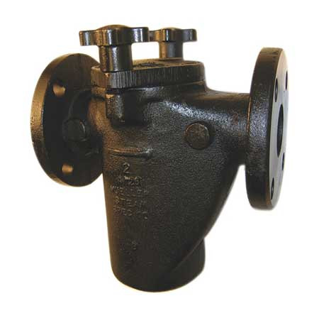 MUELLER STEAM SPECIALTY 2 125F BASKET STRAINER 304 SS 2 FLANGED BUNA-N