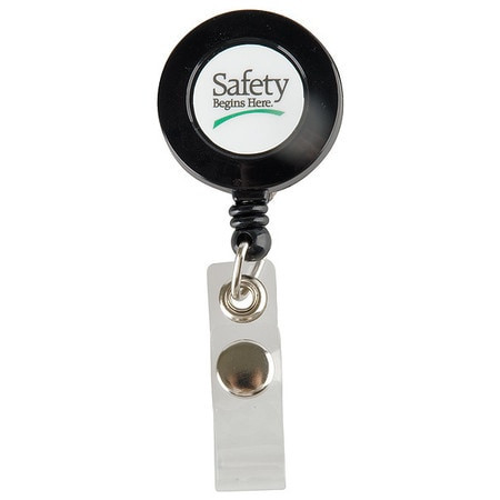 QUALITY RESOURCE GROUP 21GBHSH BADGE HOLDER SAFETY BEGINS HERE PK10