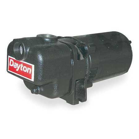 DAYTON 4UA73 SELF PRIMING PUMP,1-1/2 HP,CAST IRON