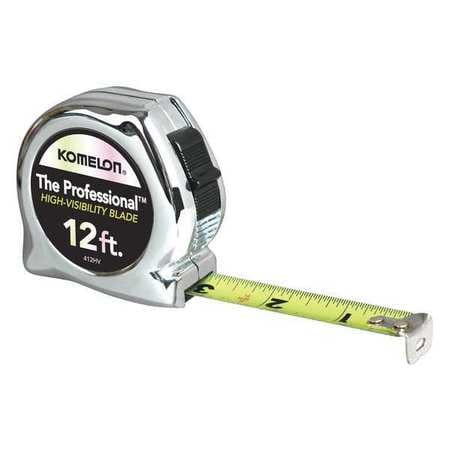 KOMELON 412HV TAPE MEASURE,12 FT.,5/8 IN.,STEEL