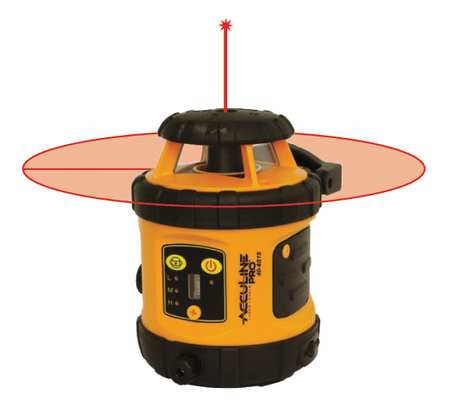 JOHNSON 40-6516 ROTARY LASER LEVEL INT/EXT RED 800 FT.