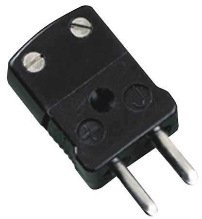 GRAINGER GLOBAL SOURCING 4JPN1 TYPE J THERMOCOUPLE PLUG MINI PK2
