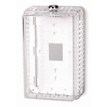 GRAINGER GLOBAL SOURCING 2E379 UNVRSL THERMOSTAT GUARD CLEAR PLSTC