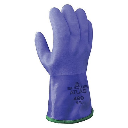 SHOWA BEST GLOVE, INC 490L-09 CHEMICAL RESISTANT GLOVES 12 L L PR