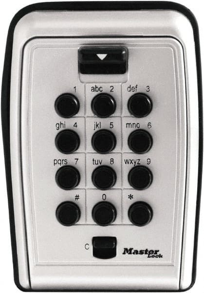 MASTER LOCK 5423D LOCK BOX, PUSH-BUTTON, PORTABLE, 3-7/8-I