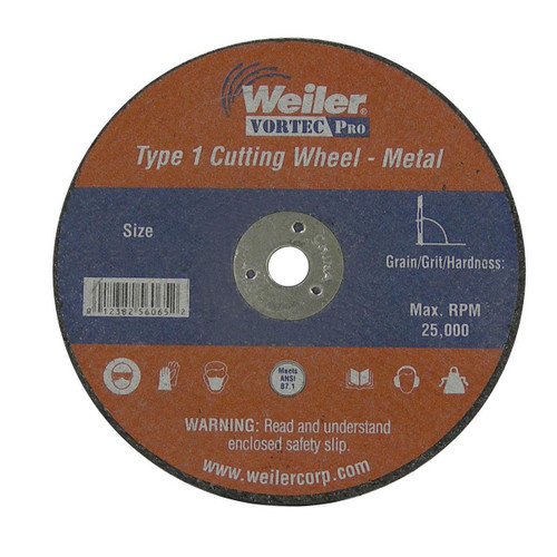 WEILER CORPORATION 56062 CUTOFF WHEEL