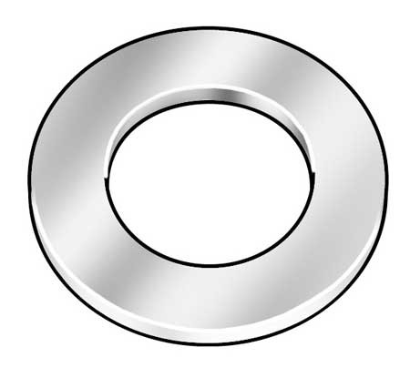 GRAINGER GLOBAL SOURCING 2WY85 FLAT WASHER BOLT M20 STL 37MM OD PK25