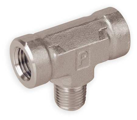 PARKER 4-4-4 MBT-S BRANCH TEE CARBON STEEL 1/4 IN MNPT