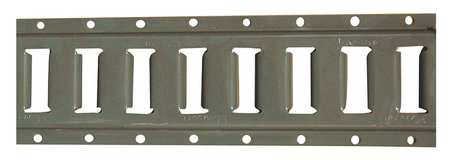 ANCRA INTERNATIONAL 48117256000-GRA HORIZONTAL E-TRACK,PAINTED GRAY FINISH