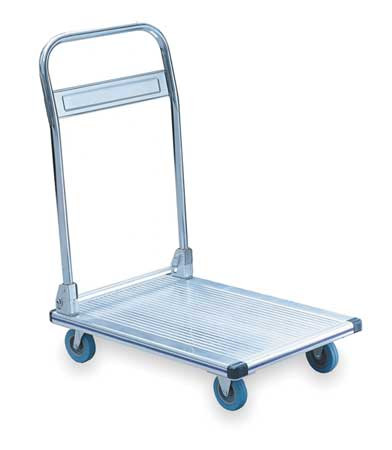 GRAINGER GLOBAL SOURCING 2PLG5 FOLDING HANDLE PLATFORM TRUCK 550 LB.