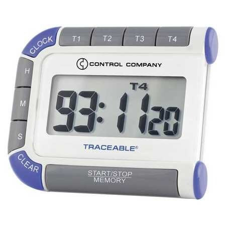 TRACEABLE 5012 MULTI-COLORED TIMER 5/8 IN LCD