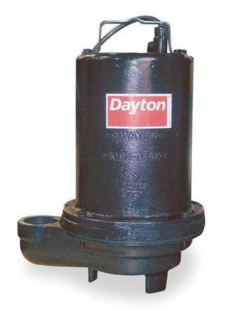 DAYTON 4HU75 1/2 HP EFFLUENT PUMP,NO SWITCH INCLUDED
