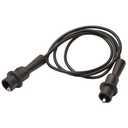 GRAINGER GLOBAL SOURCING 4WRE9 PATCH CORD ALLIGATOR CLIP 40IN BLACK