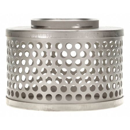 GRAINGER GLOBAL SOURCING 5RWP0 SUCT STRAINER 7 DIA 3 NPSM SIDE RND PERF