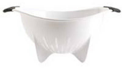 OXO INTERNATIONAL 38281 GOOD GRIPS COLANDER, WHITE PLASTIC