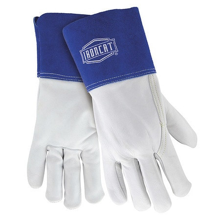 IRONCAT 6142/XL WELDING GLOVES COWHIDE PEARL/BLUE PK12