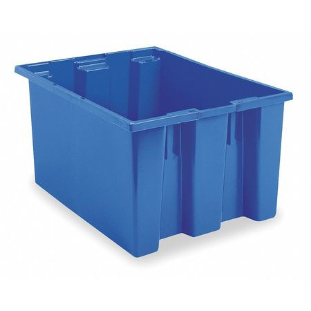AKRO-MILLS 35240BLUE NEST AND STACK CONTAINER 23-1/2 IN BLUE