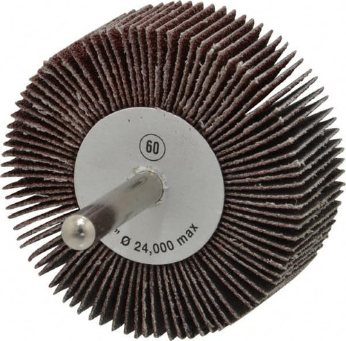 CGW ABRASIVES 39941 FLAP WHL,2.5X1X1/4,A/O,60G
