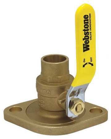 WEBSTONE 51404HV ROTATING FLANGED BALL VALVE 1 IN
