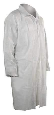 CELLUCAP 3302EWSXXXX DISP LAB COAT PP WHITE 4XL PK25