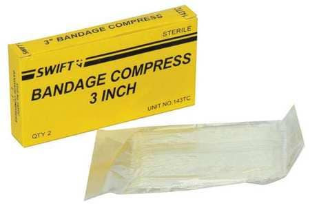 HONEYWELL 35143TC GAUZE COMPRESS,STERILE,NO,COTTON,PK2
