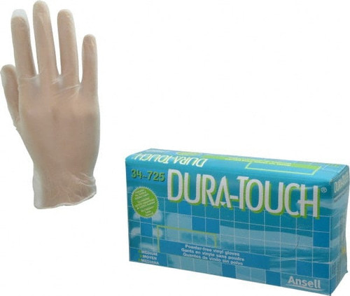 ANSELL 34-725-M DURA, TOUCH, STANDARD DISPOSABLE VINYL
