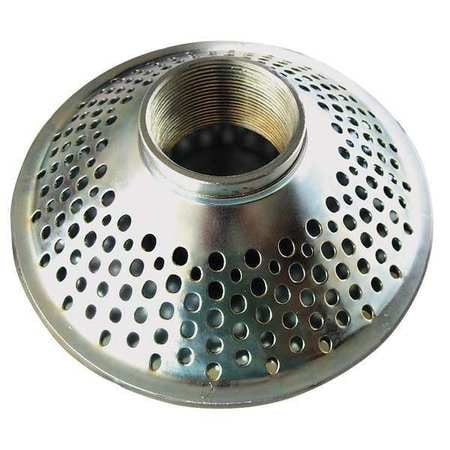 GRAINGER GLOBAL SOURCING 5RWN0 SUCTSTRAINER 9.5 DIA 2 NPSM TOP RND PERF