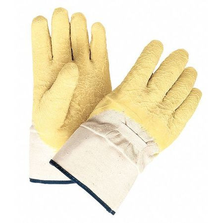MCR SAFETY 6800 RUBBER DIP, CANVAS, RUBBERIZED CUFF