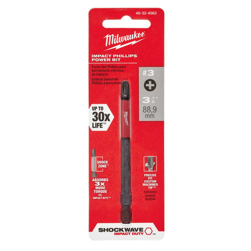 MILWAUKEE ELECTRIC TOOLS 48-32-4563 POWER BIT 3-1/2IN