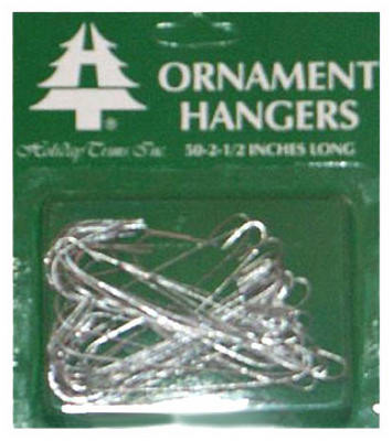 HOLIDAY TRIMS 3925000 CHRISTMAS ORNAMENT HOOKS, SILVER, 2-1/2-
