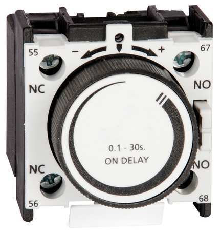 DAYTON 6EAT7 IEC TIMER MODULE, ON DELAY, 3SEC, 1NO/1N