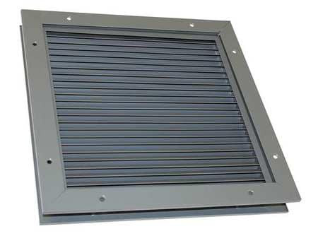 DAYTON 6WRJ9 DOOR LOUVER 22-1/8 H 22-1/4 W STEEL
