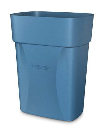 CORTECH 714BL TRASH CAN,3-1/2 GAL.,BLUE