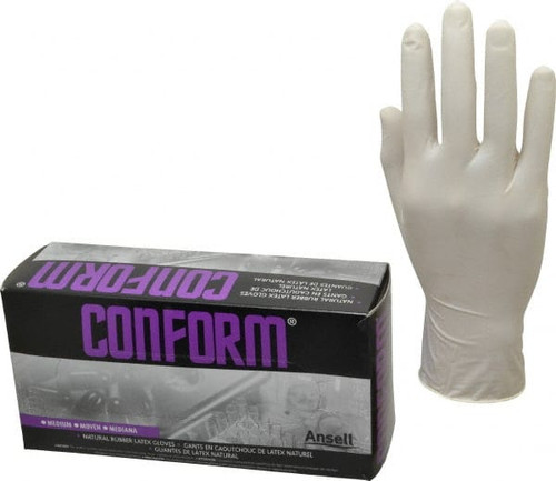 ANSELL 69-210-M 516705 MED DISPOSABLE-NAT LATEX 100 GLVS