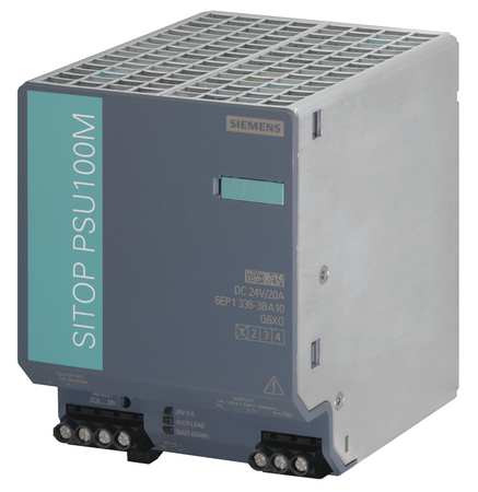 SIEMENS SITOP 6EP1336-3BA10 DC POWER SUPPLY 24VDC 20A 50/60HZ