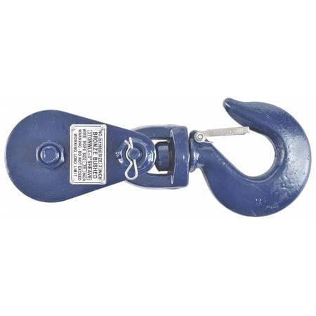 B/A PRODUCTS CO. 6I-3T3 SNATCH BLOCK SAFETY SWIVEL HOOK 6000 LB.