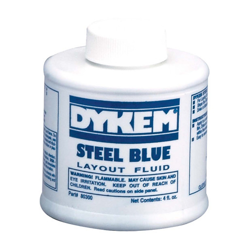 ITW GLOBAL BRANDS 80300 4OZ. BIC STEEL BLUE LAYOUT FLUID