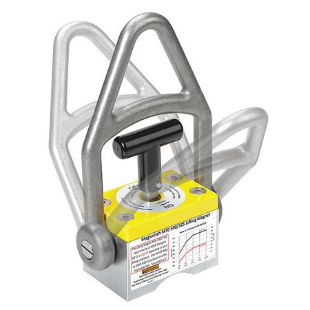 MAGSWITCH 8100089 LIFTING MAGNET,1100LB. MAX. PULL,STEEL
