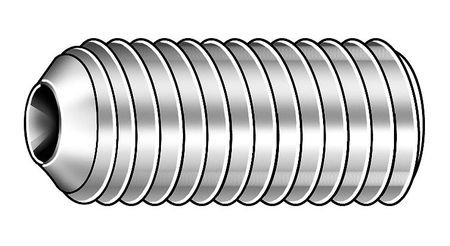 GRAINGER GLOBAL SOURCING 6FB62 SOCKET SET SCREW CUP M2X0.40MMX5MM PK100