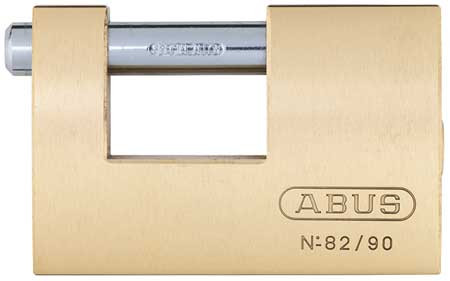 ABUS 82/90 KD U-SHAPED KEYED PADLOCK 11/16 IN H KD