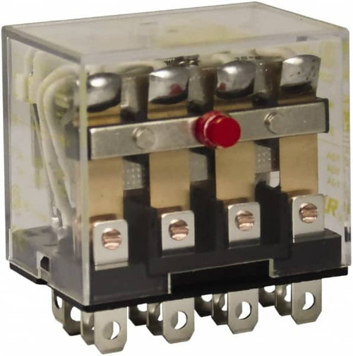SQUARE D 8501RS44V20 H8033 RELAY 14PIN 4PDT 10A 120VAC