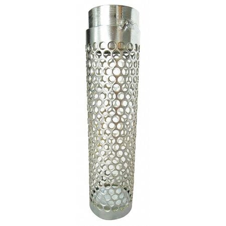 GRAINGER GLOBAL SOURCING 5RWK0 SUCT STRAINER 2.25 DIA 1.5 NPSM SIDEPERF