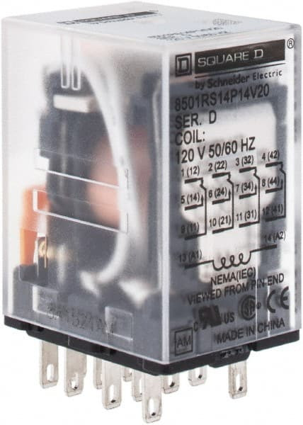 SQUARE D 8501RS14P14V20 RELAYS